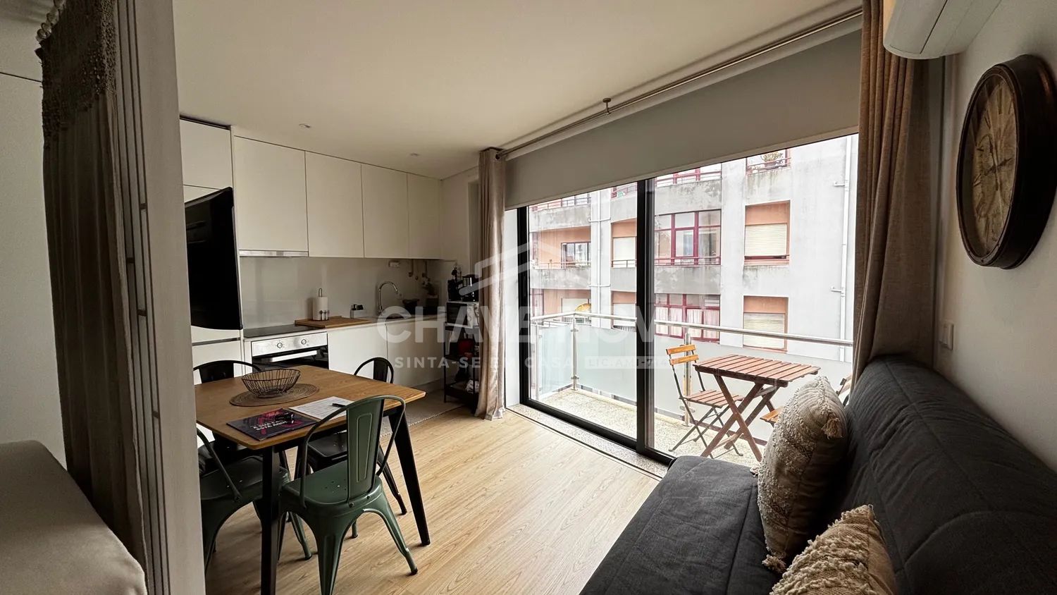 Apartamento T0 Novo convertido em T1 em Leça da Palmeira