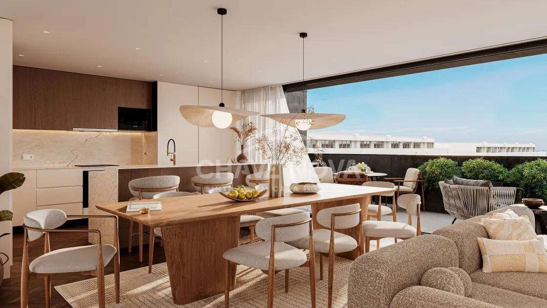 Penthouse T3 Duplex Nova em Leça da Palmeira – Luxo, Exclusividade e Vista Mar